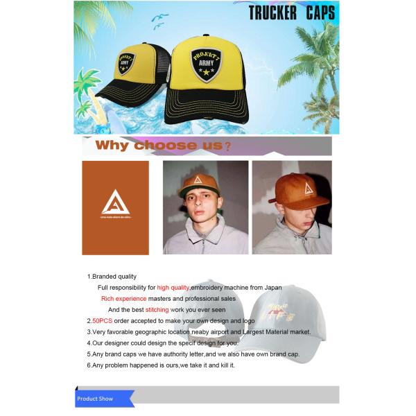 Quick Dry Cotton 5 Panel Trucker Cap , Sunshade Baseball Trucker Hat Mesh Cap