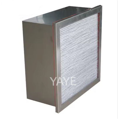 High-Temperature Resistant Stainless Steel Filter With H13/H14 High-Efficiency Glass Fiber Filter Paper
