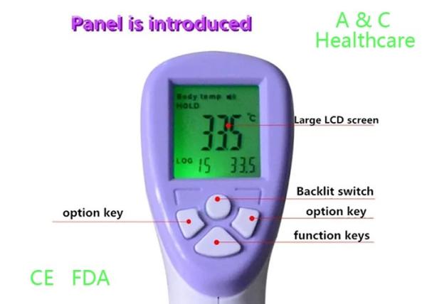 Digital Infrared Forehead Thermometer Non Contact Temperature Gun Elegant Visibility