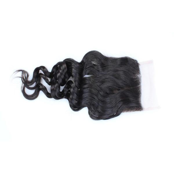 2016 Wholesale High Quality Cheap Human Hair Round Lace Closure Unprofession Lace Closure
