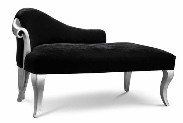 Italian Style Luxury Chaise Lounge Solid Wood Hand Carved Chaise 1865*820*840mm