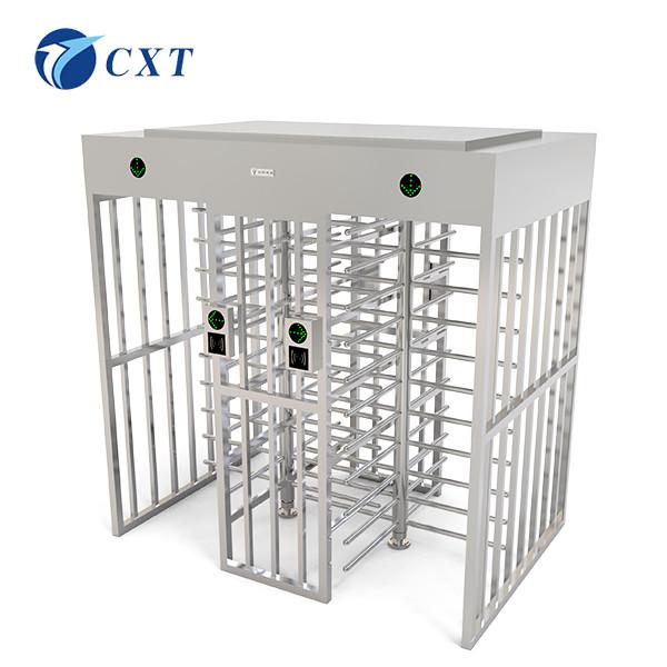 Intelligent Double Full Length Full Height Turnstile with Stainless Steel 304 Construction and 5,000,000 Cycles Durability