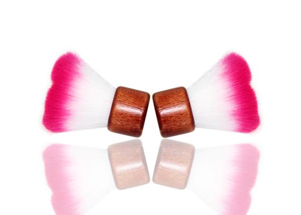 Foundation Kabuki Makeup Brush Pink Flower Synthetic Hair Makeup Brushes