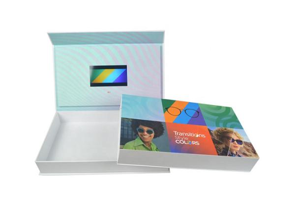 Portable LCD Video Gift Box Jewelry Ring Video Packing Box Music Playing