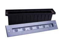 316 anel claro subaquático do diodo emissor de luz do branco fresco morno de aço inoxidável 28W para cachoeiras