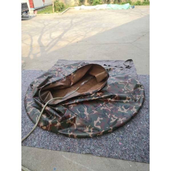 Almacenamiento de emergencia militar Tanque de agua de lona de color camuflado Tanque de agua de volumen de 5000L