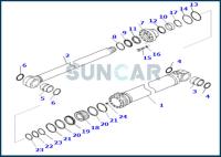 707-98-39611 7079839611 Seal Kit For Excavator PC200-8M0 PC200LC-8M0 PC210LC-10 PC210-10 HB205-1M0 HB215LC-1M0 PC210-10