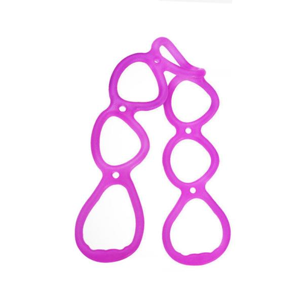 Silicone 7 Ring Stretch And Resistance Exercise Band Fitness Home Gym Physical Therapy Band
