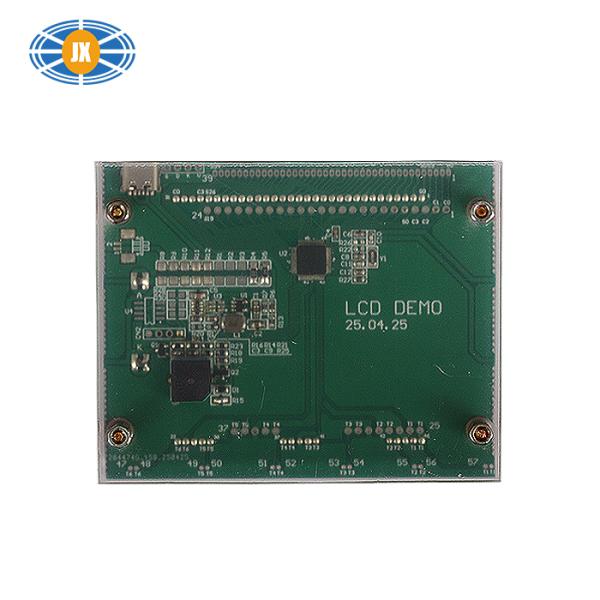 Custom Segment LCD Display with Incell capacitive touchscreen for industrial controls