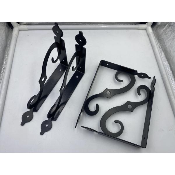 Outdoor and Indoor Metal Wall Mount Hanging Plant Bracket for Decorative Arrangements