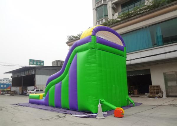 Huge Commercial Inflatable Slide 9L X 4W X6H / Digital Printing Inflatable Water Park Slide