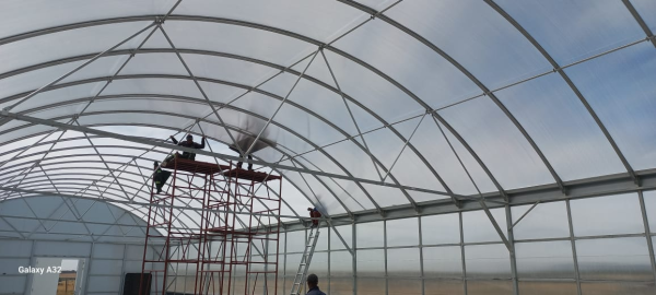 Automated Light Deprivation Greenhouse with 8mm Twin-Wall PC Board and Hot-Dip Galvanized Steel Frame Controlled by Smart PLC System