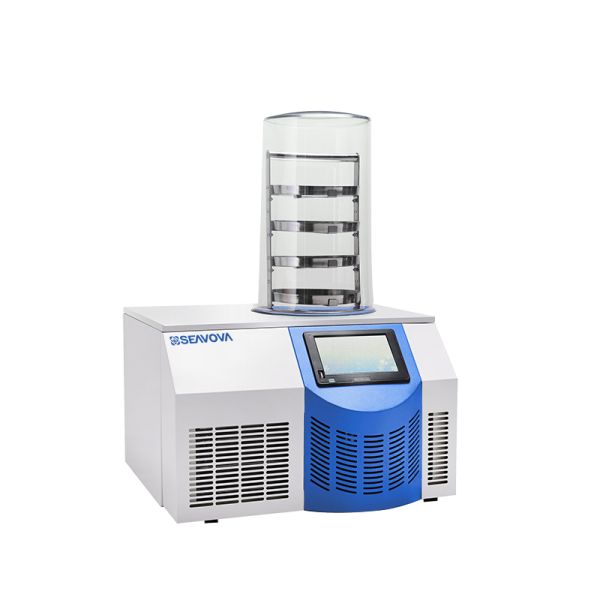 8 Port Manifold Laboratory Lyophilizers -60C 3Kg Bench Top Freeze Dryer