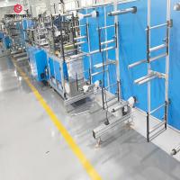 Masque protecteur non-tissé du tissu KN95 faisant la machine 100 - type plat du pli 120pcs/Min