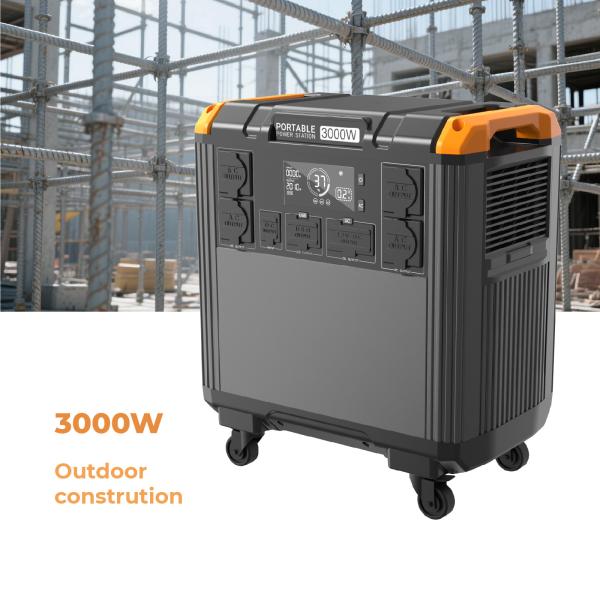 Pure Sine Wave Portable Power Station Generator 3000W For Outdoor Indoor Emergency Use