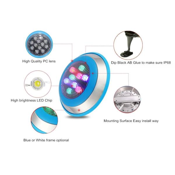 IP68 Swimming Pool Lights Waterproof Inground for Outdoor Decorating Application