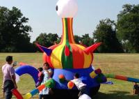 Niño grande del trago de la gota de Inflatables del juego interactivo loco de los juegos para el acontecimiento