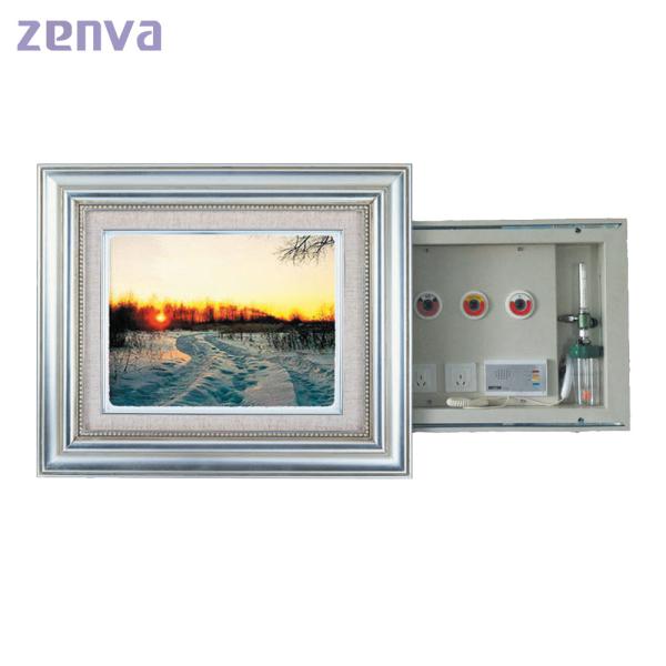 1.5m 1.2m Wall Mounted Hospital Bed Head Panel Aluminum Alloy For ICU Wards