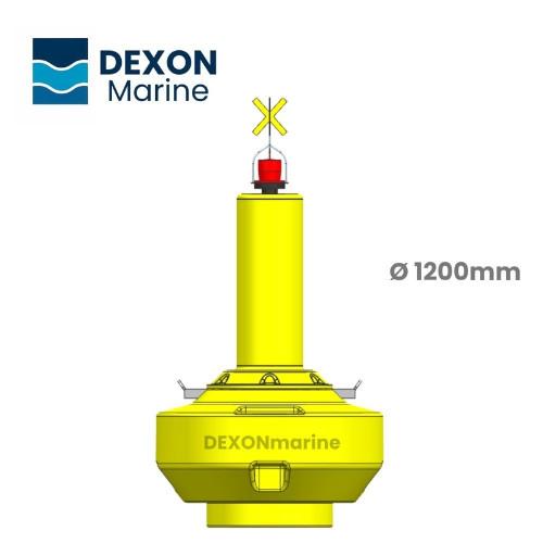 OEM Polyethylene Special Mark Buoy Marine Navigation Floating Beacons 1200mm Dia