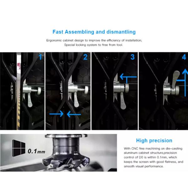 Affichage LED plein couleur extérieur HD P2-P5 Faible consommation d'énergie