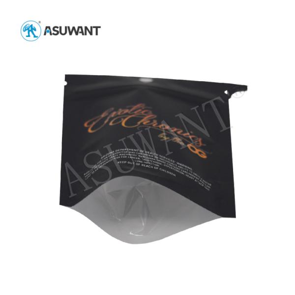 Los contenedores de almacenamiento médicos que se puede volver a sellar plásticos de la marijuana mates se levantan el sellado caliente