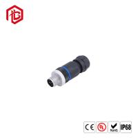 M12 Electric Power 2 3 4 5 6 fêmeas masculinos impermeáveis Pin Circular Connector