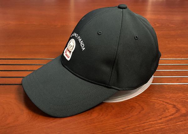 Metal Buckle 6 Panel Baseball Cap Long Strap Embroidery Logo Curved Brim Custom Twill Cotton Blank