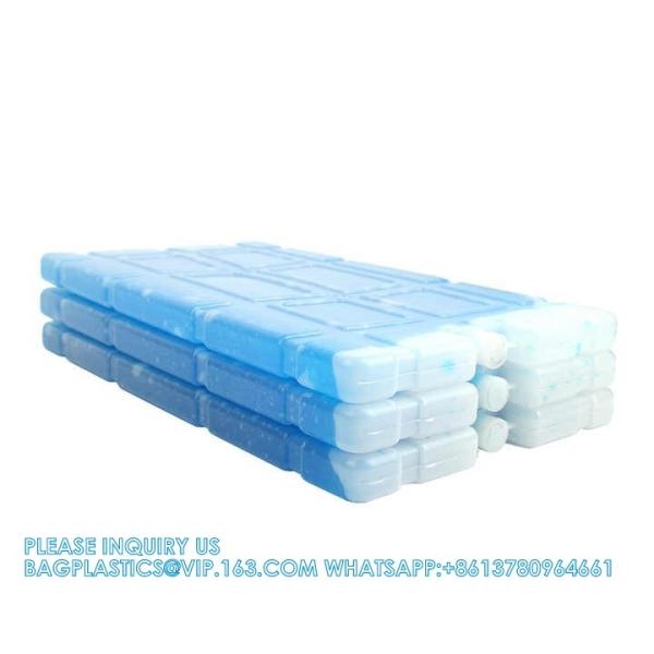 Food Grade PE Plastic Cooling Eutectic Plate In Cooler Box For Medical Vaccine Blood Cold