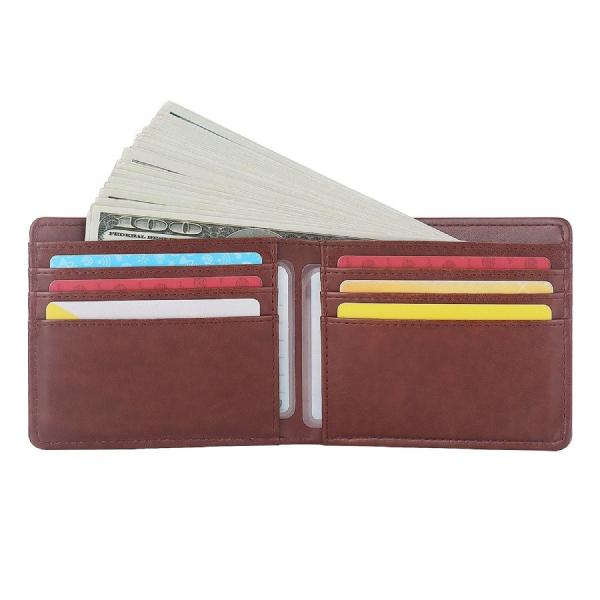 Custom Big Capacity Leather Sublimation Wallet With Multiple Card Slots For Man