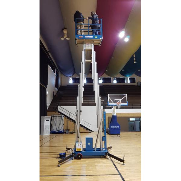 1.5kw компактируют рабочую платформу 8m повышенную чернью