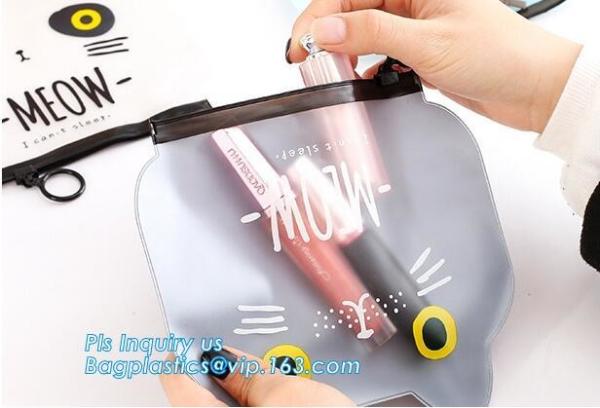 OEM plastic vinyl slider zipper pouch zip lock bags, Slider Zip Bags Vinyl Envelopes Clear Zipper Bag suppliers