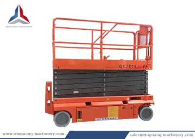 Battery Hydraulic Self Propelled Scissor Lift Table with 14m Platform Height