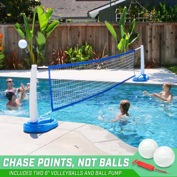 Inflatable Swimming Volleyball Pool Court Net by AJUNION for Waterpark Pool Equipment