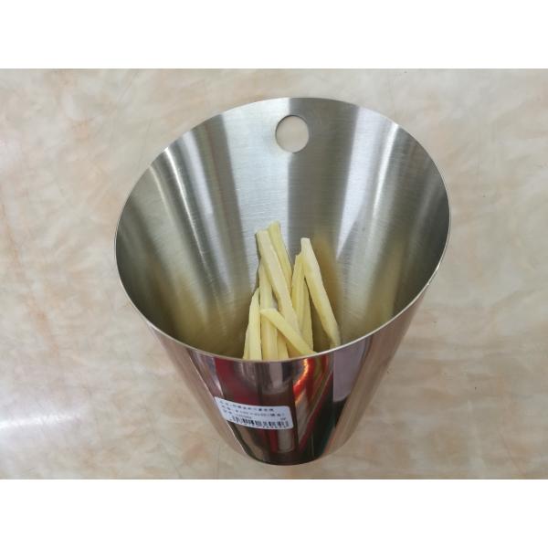 Французская чашка картофеля фри двинула под углом Dinnerware фарфора устанавливает многоразовый и легкий для того чтобы очистить чашку цвета золота