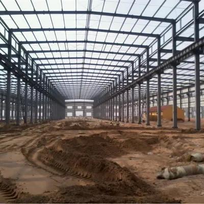 Q235 Light Steel Structure Warehouse Metal Construction Prefab Metal Storage Sheds