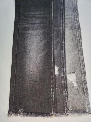TWILL Style Super-soft Heavy Weight  BLACK/WHITE Denim Fabric  JSD3250B 11.3oz For  Lady Jeans Or Boyfriends Pants