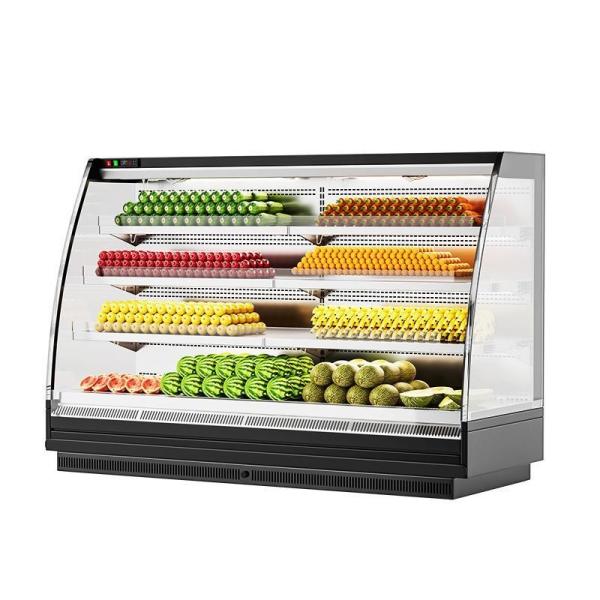 Suitable for Fresh Vegetable Potato Carrots 360 Degree Air Cooling Ice Cream Showcase