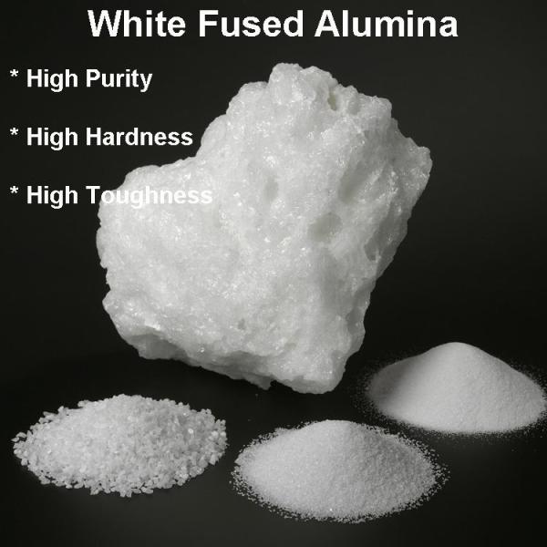 F10-F220 White Fused Alumina Hardness9.0 White Fused Aluminum Oxide