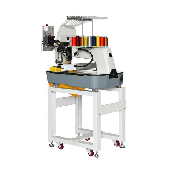 Single Head 15 Needle Embroidery Machines Hats And Shirts Commercial