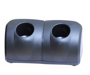 LS-22 cheap price dual channel UHF wireless microphone with  lavalier lapel / mini size MICS / shure/ micrófon