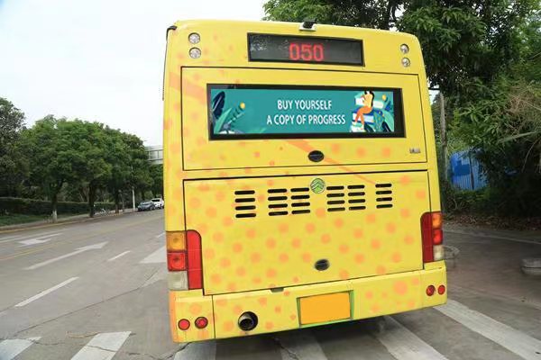 Размер 1536*278 экранного дисплея СИД автобуса ODM P4.35 для автомобильных объявлений