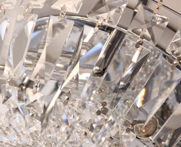 Crystal flush ceiling lights uk Round Shape For House Lighting Fixtures (WH-CA-45)