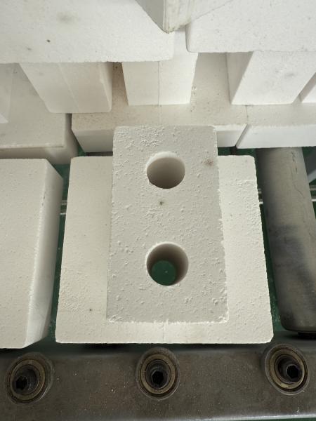 Bloque de soporte cerámico de doble orificio
