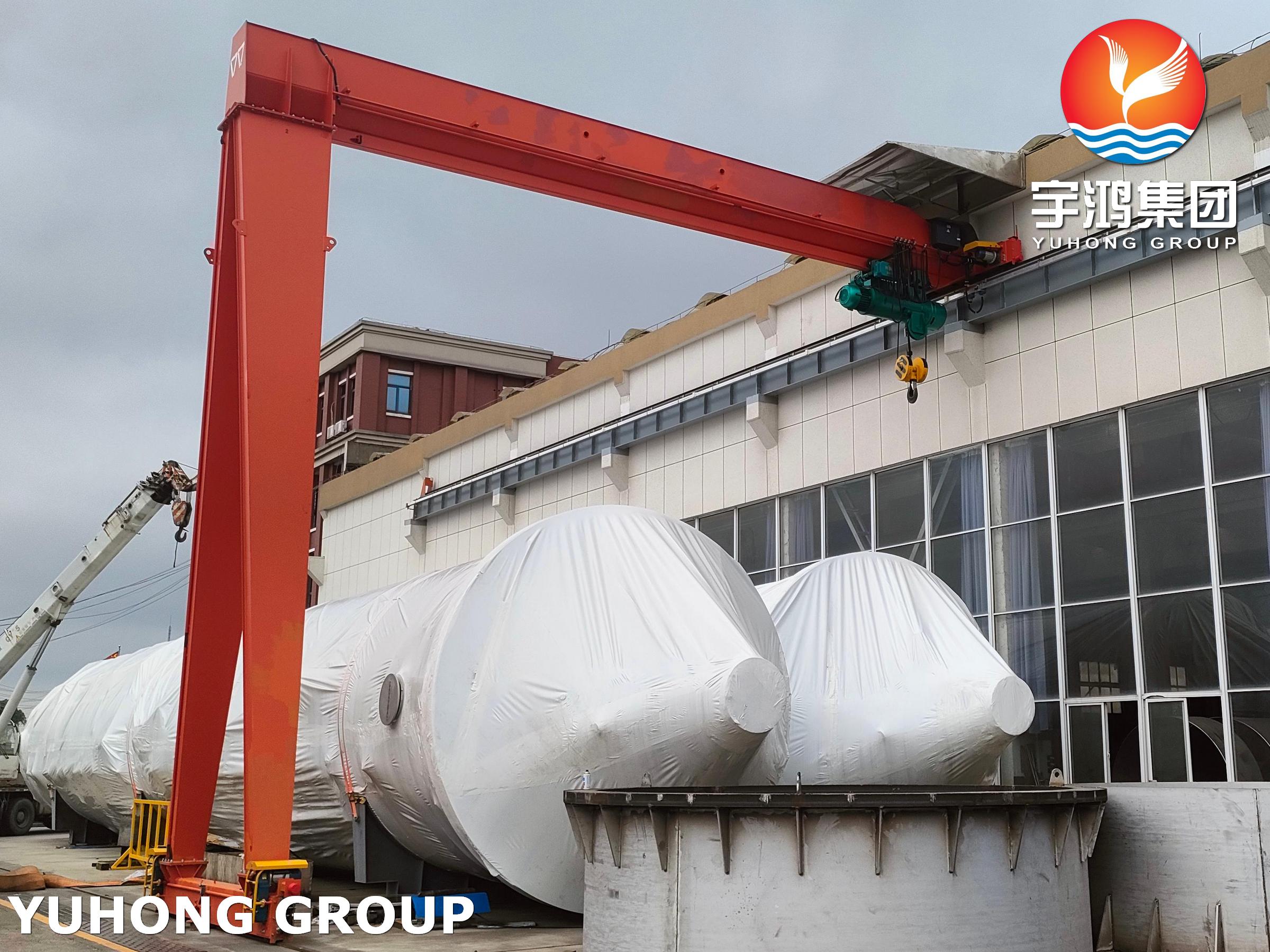 ASME SB516 Shell and Tube Heat Exchanger Monel400 Clad Trim Condenser for Atmospheric Tower