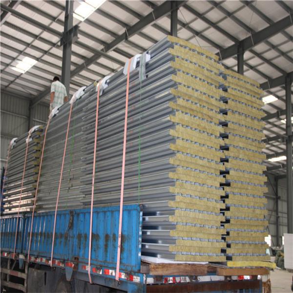 20 years fireproof rock wool aluminum sandwich panel use as container house
