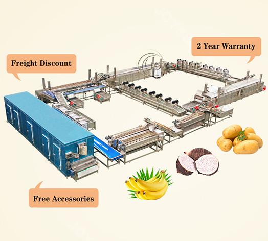 2022 Potato Fingers Making Machine para produção sustentável de batatas fritas e batatas fritas