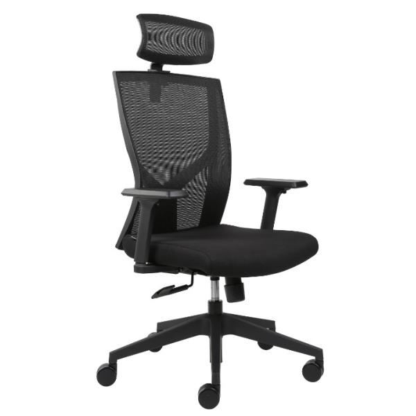 2D стул компьютера сетки PU Armpad, вращающееся кресло сетки DIOUS