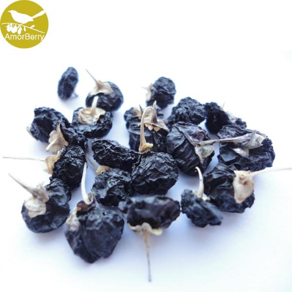 Amorberry Organic Black Goji Berries/Black Lycium Wolfberry Antioxidant Tea