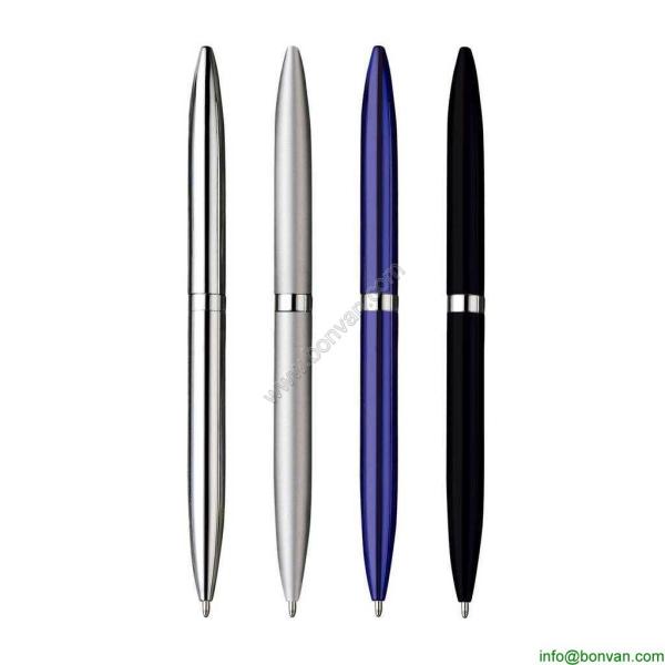 High quality no clip metal pen, without clip metal ball pen
