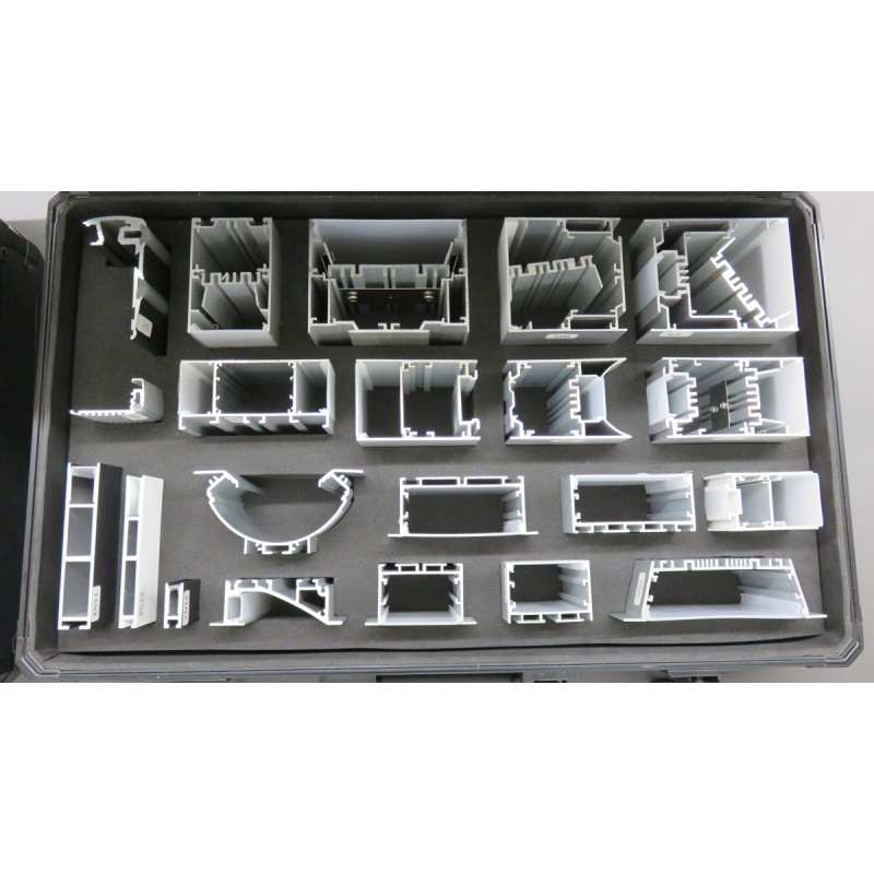 6063-T5 Aluminum Alloy LED Aluminum Profile with Anodized Surface and PC Lens Diffuser for LED Strip Channel